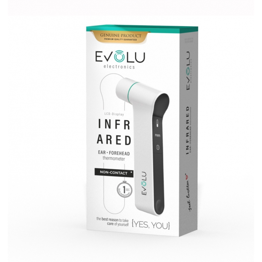Evolu Non Contact Infrared clinical thermometer 3-in-1